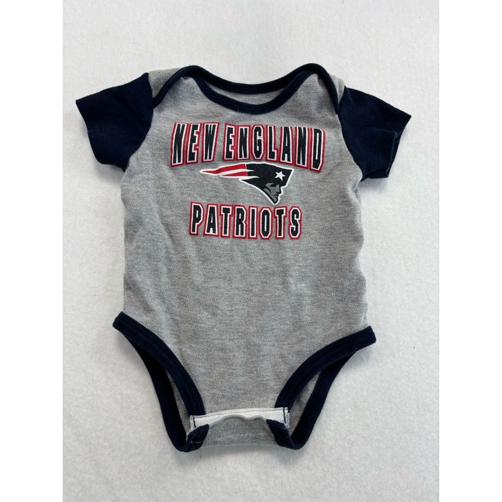 NFL Team Apparel New England Patriots Graphic Knit Bodysuit Bodysuit 3-6M